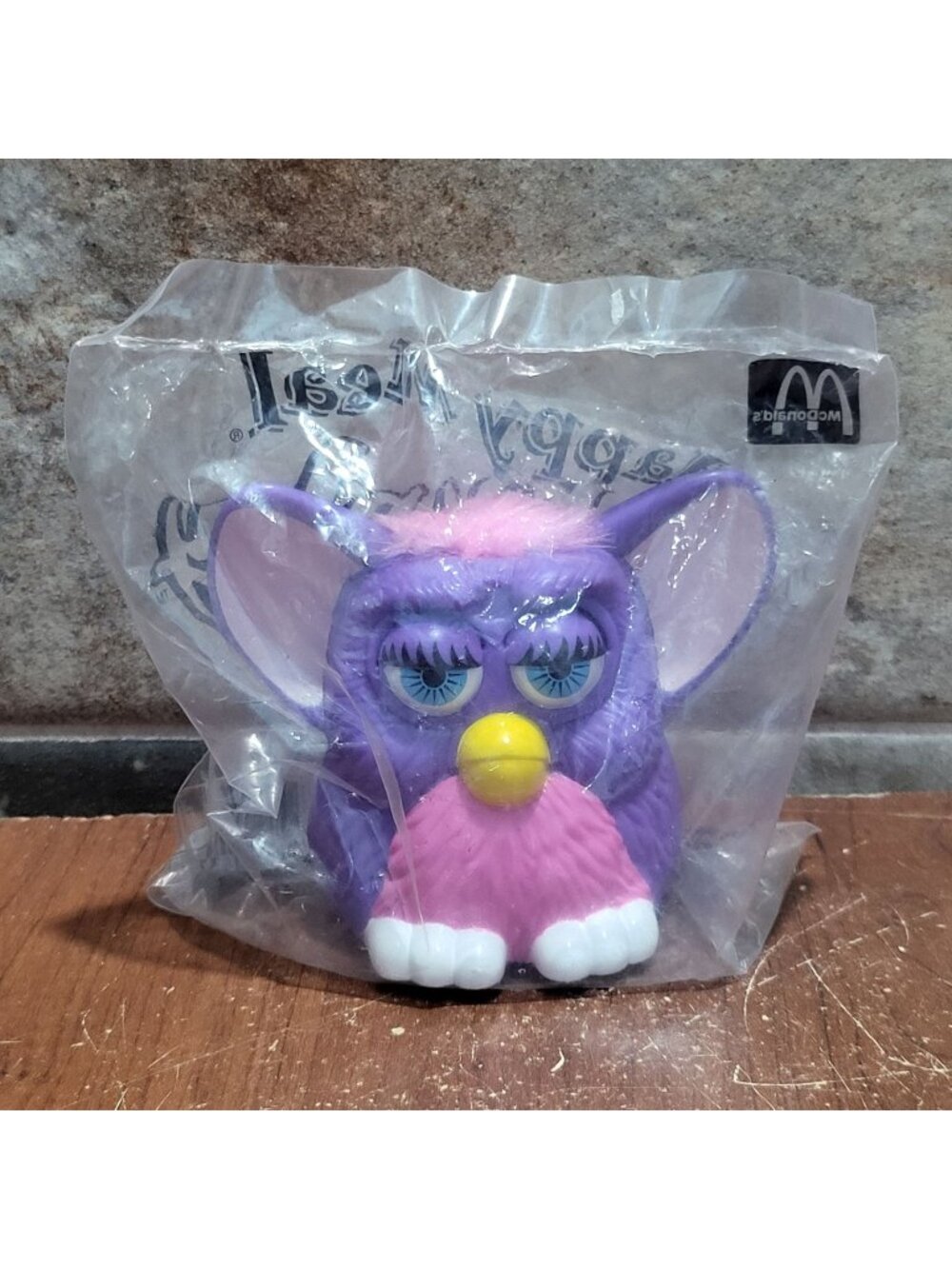 McDonalds Happy Meal Purple Pink Furby 1998 Sealed Original Plastic Packaging
